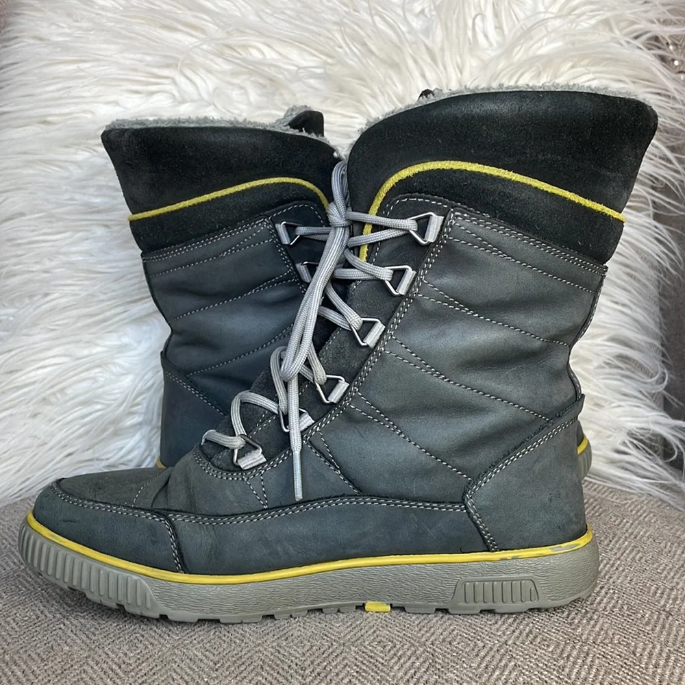 ECCO Siberia-Lite‎ Waterproof Winter Boots Graphite Leather